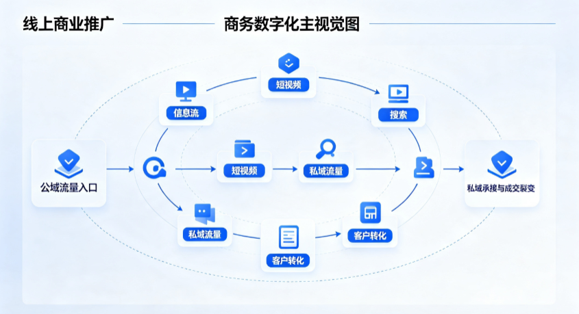 平乡县线上商业推广怎么做？全域流量闭环搭建与低成本转化实战指南